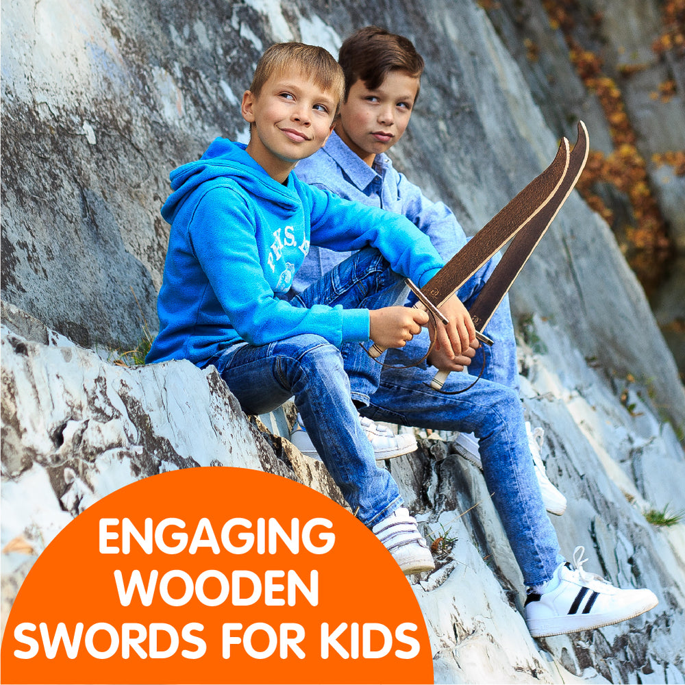 Wooden Pirate swords for Kids